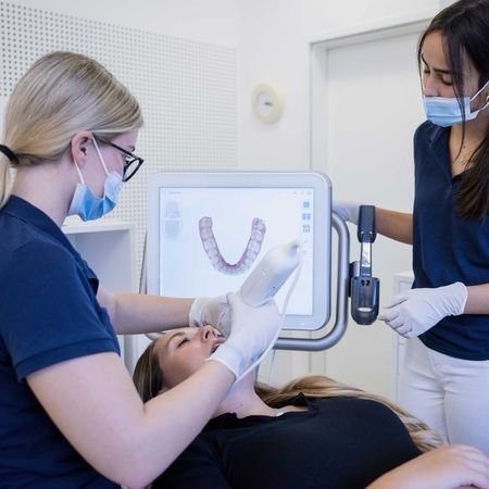 3D-Abdruck einer Zahnreihe