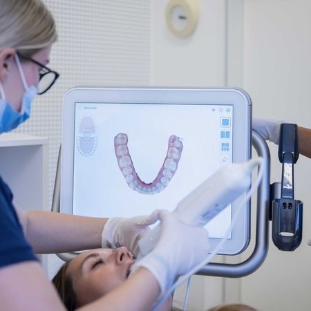 3D-Abdruck einer Zahnreihe