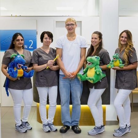 Team Zahn mit Nils + Kroko